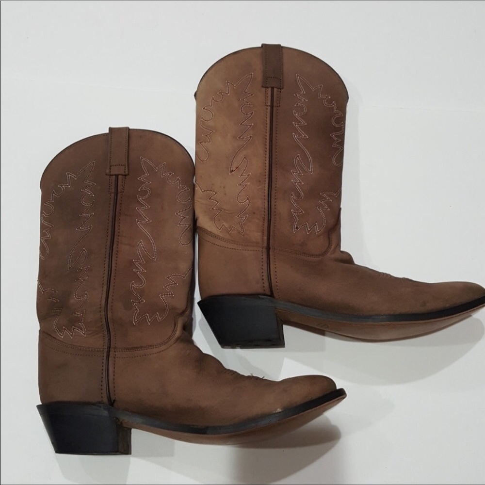 Leather Western boots size 9.5.